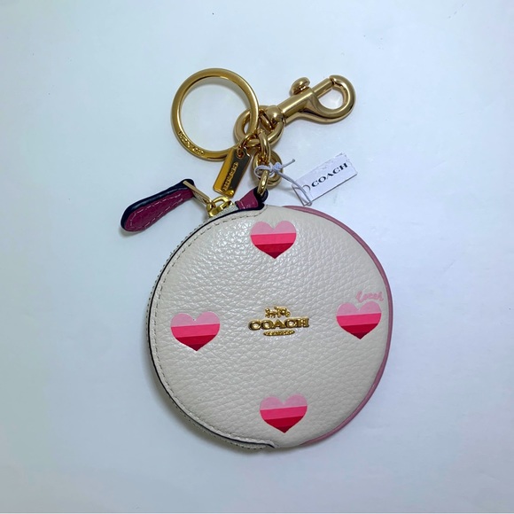 Coach Accessories - COACH Circular coin case/key fob/purse charm